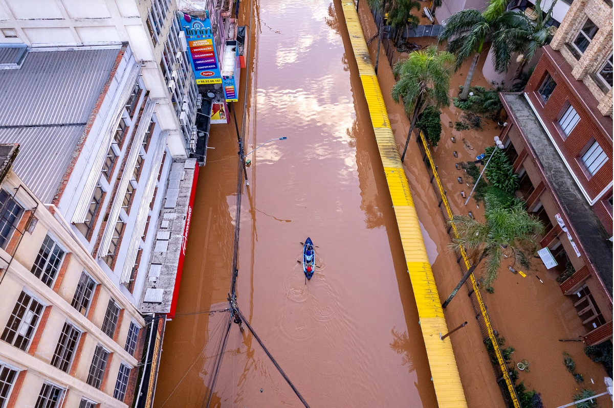 Enchente no Rio Grande do Sul